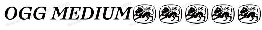 OGG MEDIUM字体转换